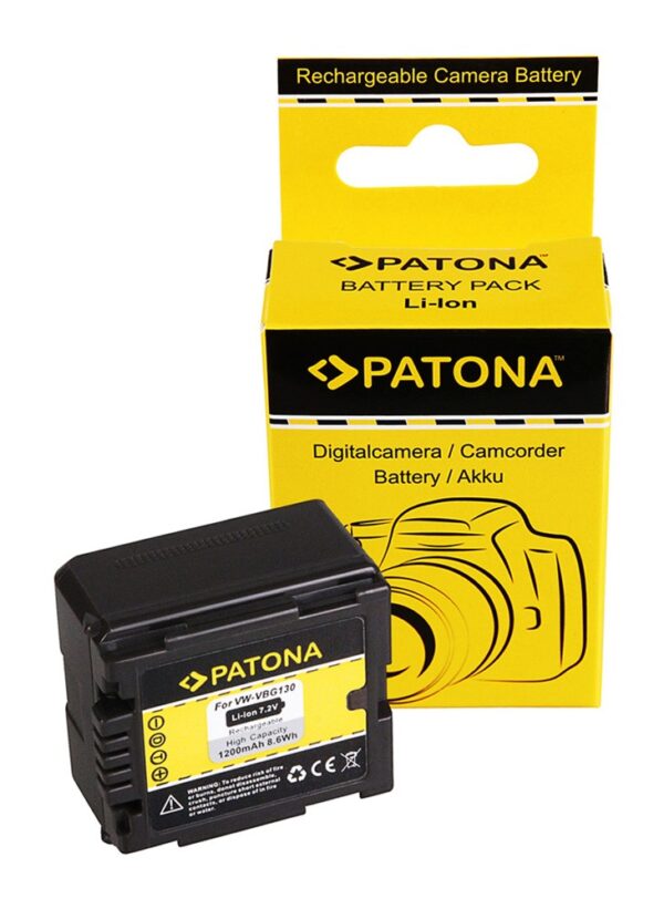 Battery Panasonic VW-VBG130 compatible to VW-VBG070 VW-VBG260