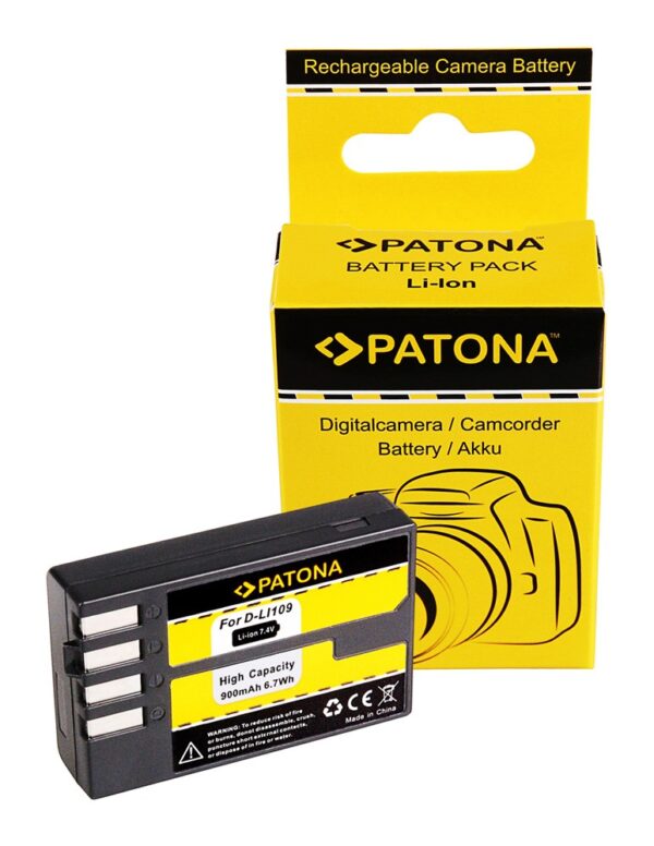 Battery Pentax D Li109 D-Li109 K30 K-50 K-500 K2 K-2 K-R KR