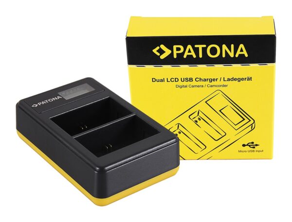 Dual LCD USB Charger Canon LP-E6 5D 60D 60Da 6D 7D EOS-70D