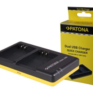 Dual Quick-Charger Olympus PS-BLN1 incl. Micro-USB cabel