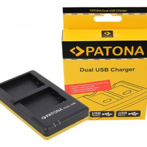 Dual Quick-Charger Panasonic DMW-BLC12 E incl. USB-C cable