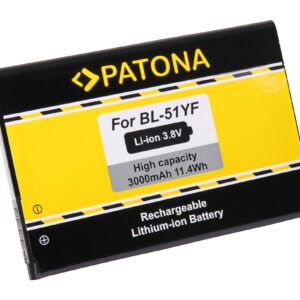 Battery LG DS1402, G4, G4 Dual SIM, G4 Dual-LTE, H810, H811, H815T, H8185K, H818N, H818P, H818T, H819, LS991, VS986 BL-51YF, BL51YF, EAC62858501