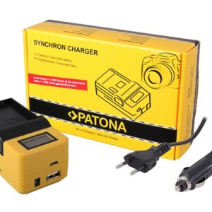 Synchron USB Charger Olympus BLH1 BLH-1 with LCD