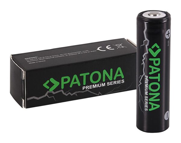 Premium 18650 Cell 18650 Li-ion Battery unprotected sharp/button top 3,7V 3350mAh