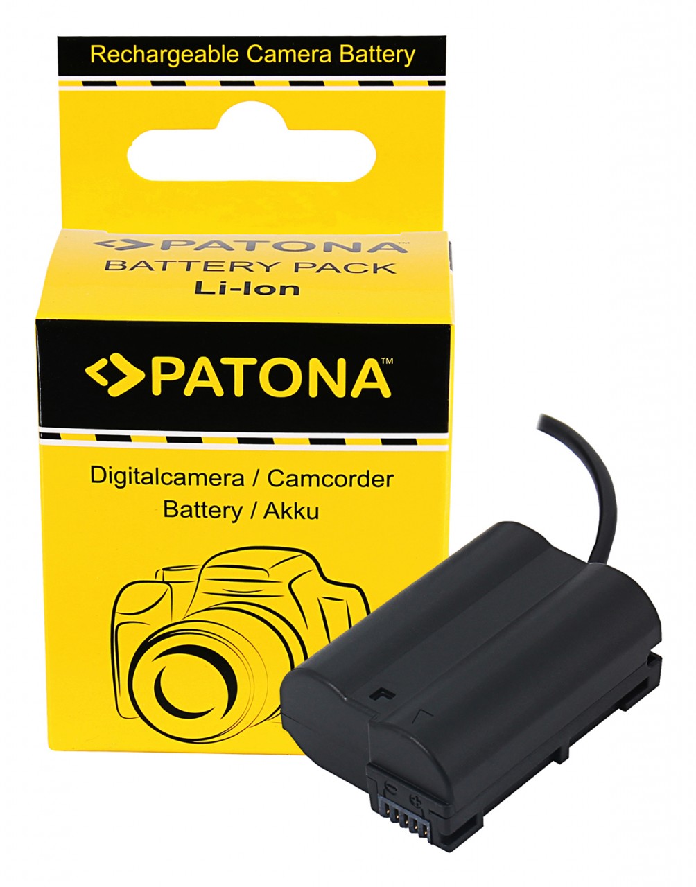 D-TAP Input Battery Adapter Nikon Z5 Z6 Z7 D500 D800 D850 D7000 D7100 D7200 VFB12802 EN-EL15C