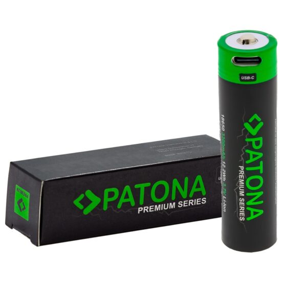 Premium 18650 Cell Li-Ion Battery protected with USB-C Input 3.7V 3300mAh